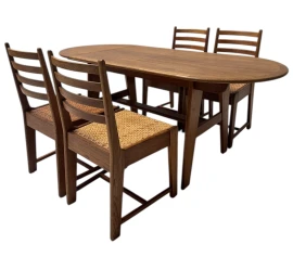 Modernist Art Deco Dining Room Table by Bas van Pelt for My Home, 1930s